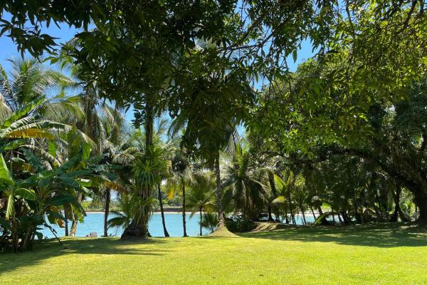 Prime oceanfront estate w/dock & beach, isla colon