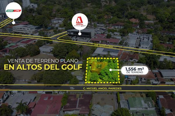Venta de terreno en altos del golf