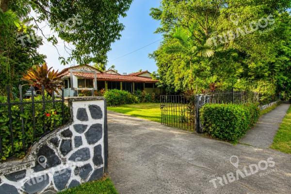 Terreno de 1,556m² en altos del golf con casa colonial para restaurar
