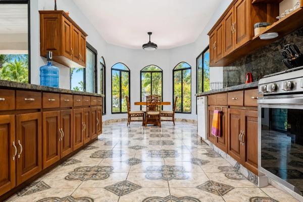 Beachside home with solar panels in las lajas