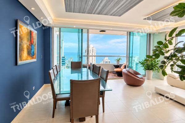 Venta de apartamento en san francisco, vista al mar y la ciudad ph tao