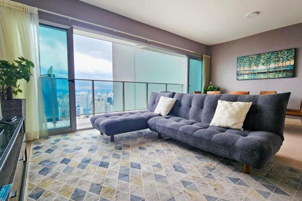 Furnished apt - high floor on av balboa - 109 m2