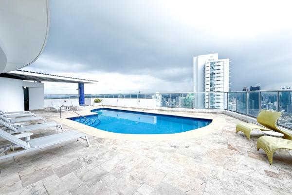 Two level ocean view condo in sky