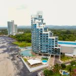 Ocean front apartment at ocean waves gorgona