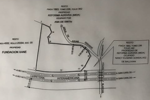 Terreno en vía interamericana