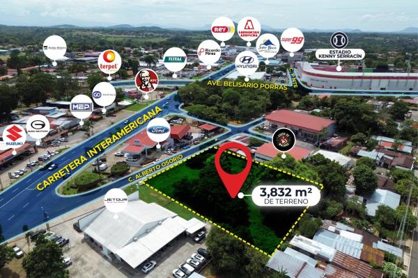 Commercial land for sale in chiriquí