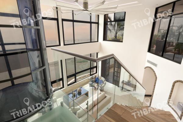 Penthouse 2 niveles frente al mar con terraza en coco del mar