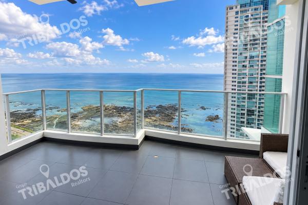 Venta de apartamento frente al mar ph ocean drive, punta pacífica, 4 recámaras