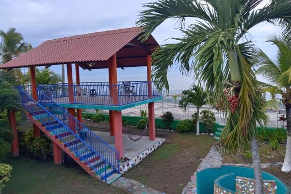 Casa frente al mar en playa el palmar