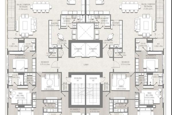 655 m² duplex, private terrace, santa maría