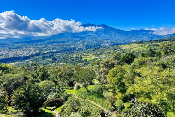 Commanding panoramic view of volcan baru