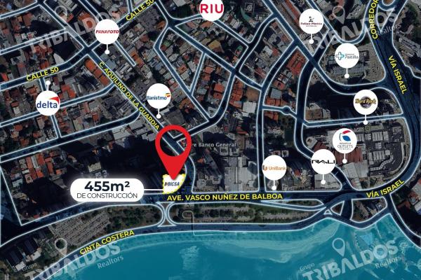 Venta de oficina amoblada en bicsa | 455 m² | 8 parkings | vista a la bahia