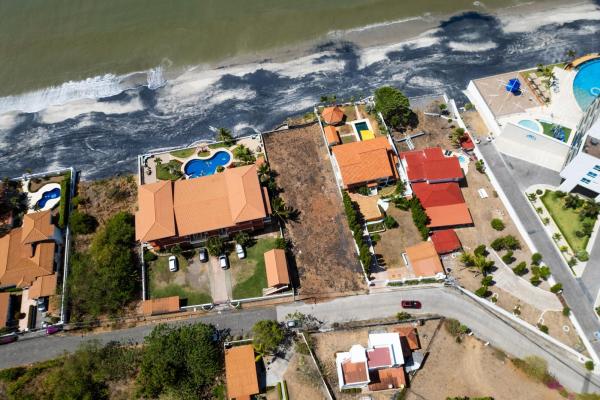 Malibu beach ocean front lot