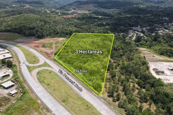 Vendo terreno de 3 hectáreas en la carretera panamá norte