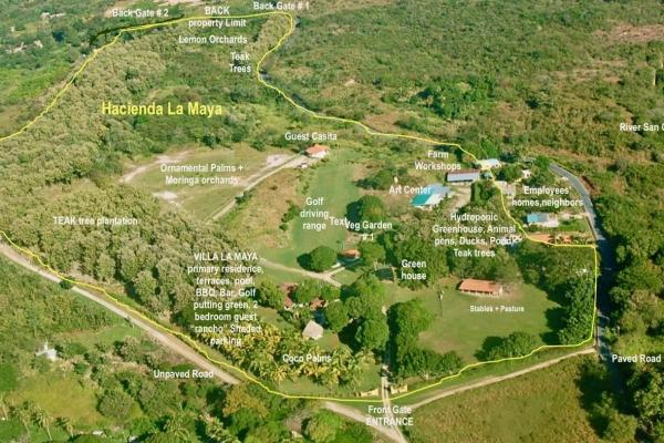 La maya, self-sufficient residential farm