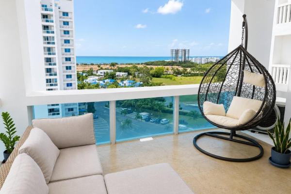 ¡lujoso apartamento con vista al mar en playa blanca!