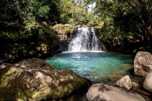 Private waterfall land for sale in caldera panama