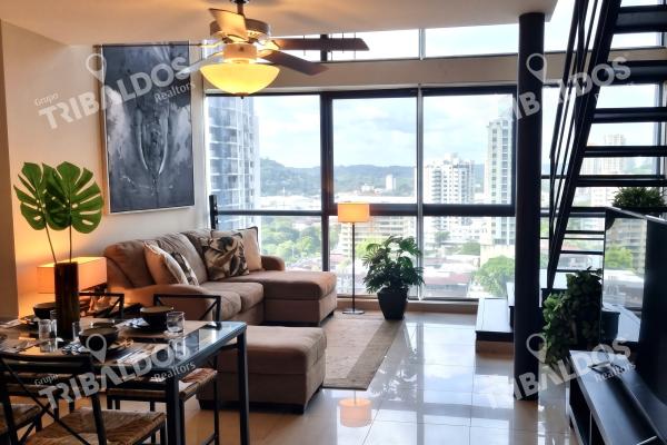 Apartment for rent in ph vitro loft, bella vista, furnished