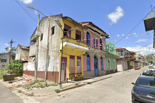 Historic building with an arched facade
