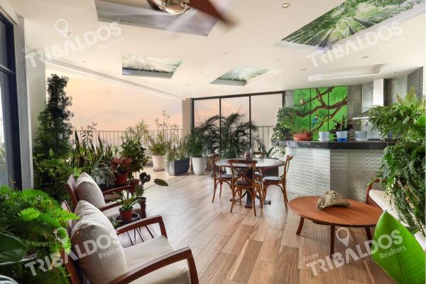 Penthouse 2 niveles frente al mar con terraza en coco del mar