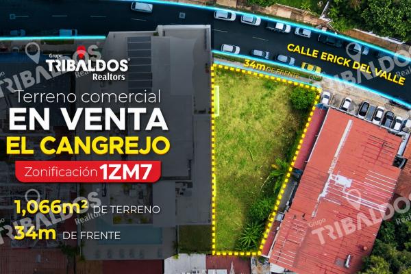 Venta de terreno en el cangrejo