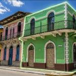 Historic building with an arched facade