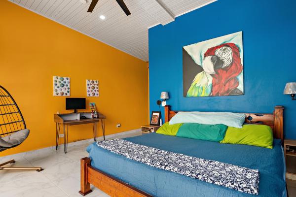 Unique beachfront home in playa la barqueta