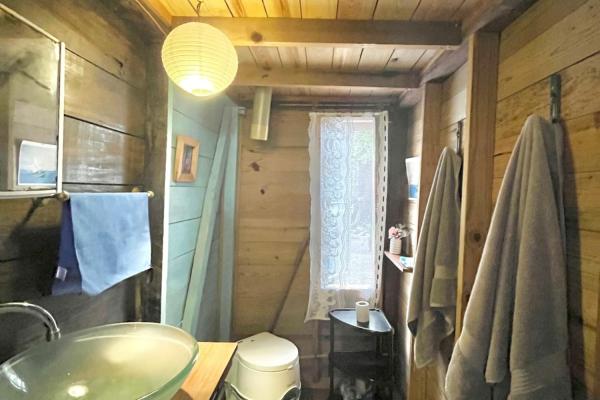 Beachfront off-grid home for sale