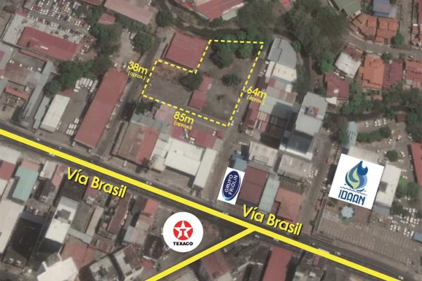 Venta de terreno en via brasil