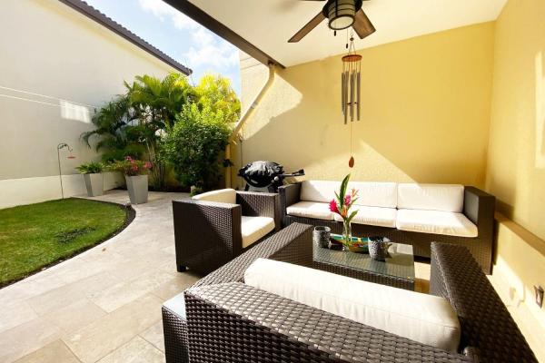 Modern living in nature: upgraded home with garden