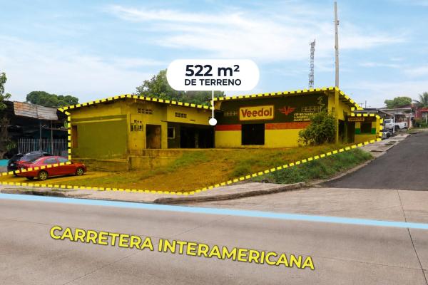 Commercial land for sale in la chorrera