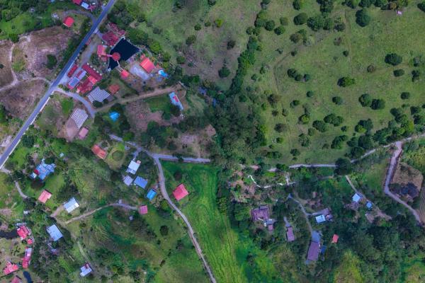 Land with a natural creek