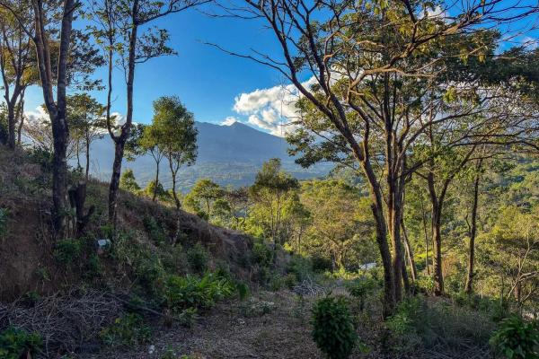 Mountain view lot for sale in jaramillo, boquete
