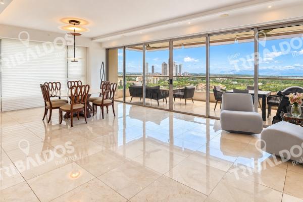 Venta de apartamento en santa maria, ph greengarden, hermosa vista al golf y al mar