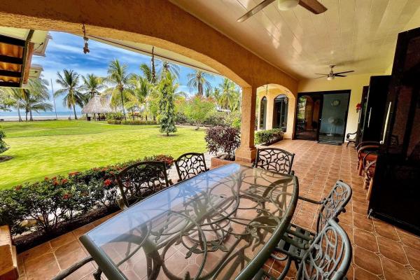 Beachside home with solar panels in las lajas
