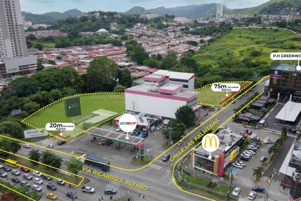 Venta de terreno en vía ricardo j. alfaro