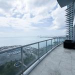 Two level ocean view condo in sky