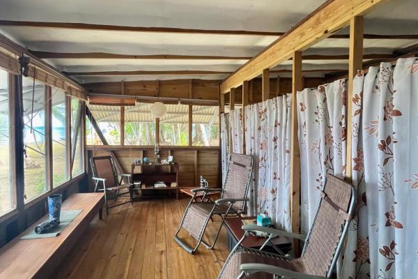 Beachfront off-grid home for sale