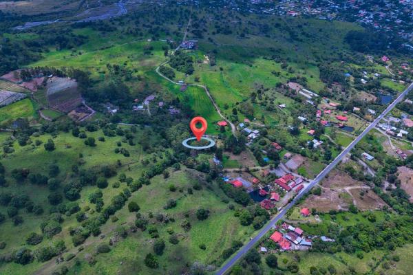 Land with a natural creek