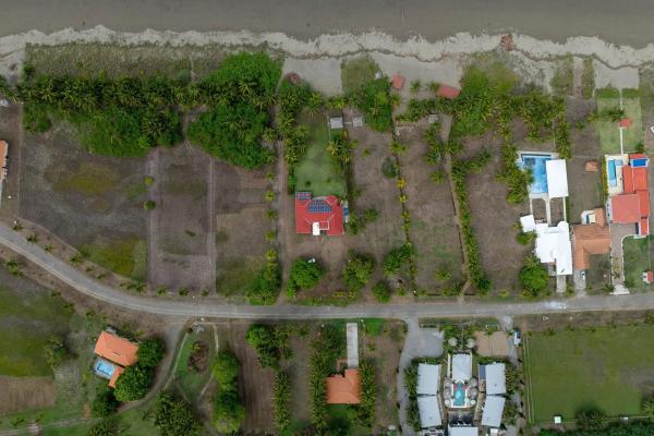 Beachside home with solar panels in las lajas