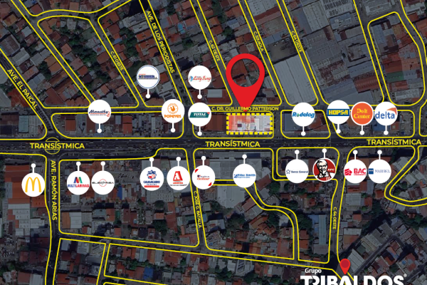 Sale of commercial plaza renting on transístmica