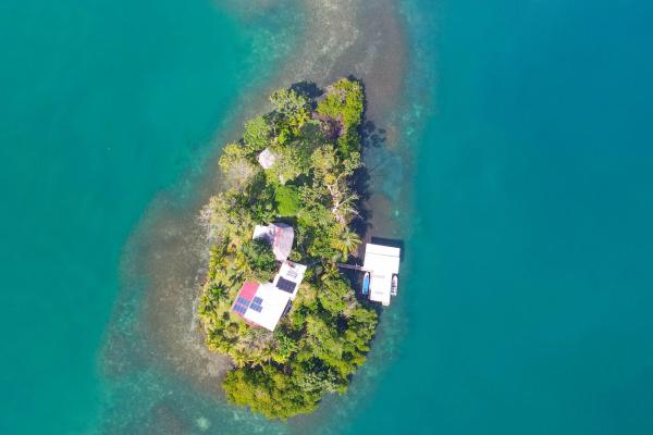 Una joya en una isla privada