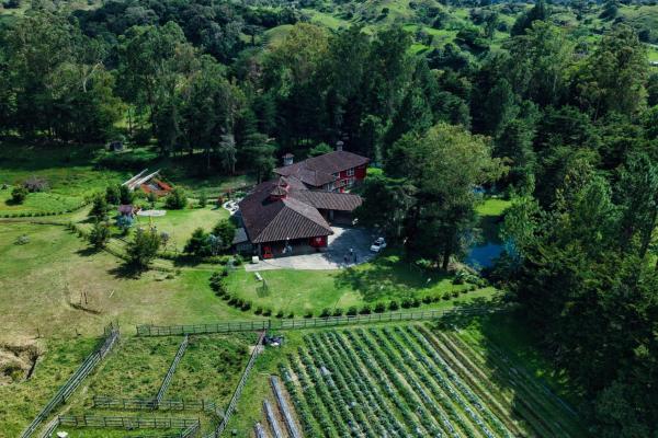Private riverfront mountain estate with lakes